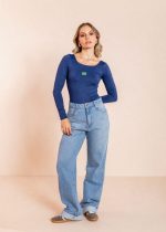 body brasil azul marinho