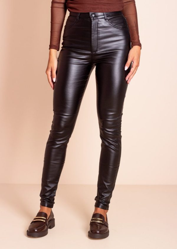 Calça Legging Cirré Peluciada por Dentro Preta Giovanna Pkd