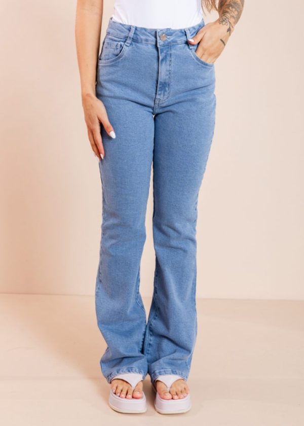 Calça Boot Cut Jeans Claro Heide Pkd