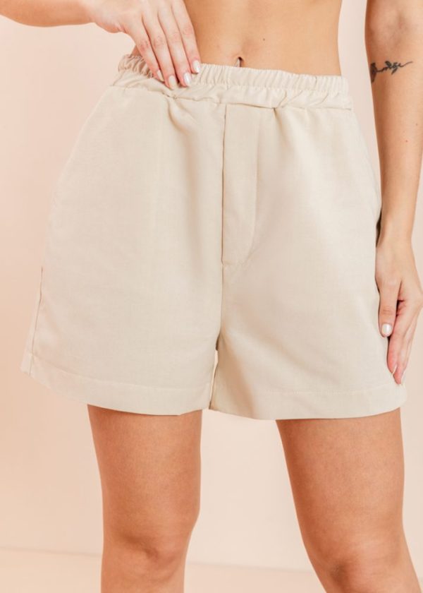 Shorts Algodão Janaína Bege Pkd