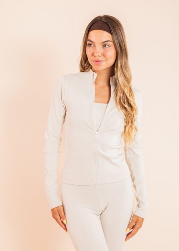 Casaco Justinho Ribana Active Bege Pkd