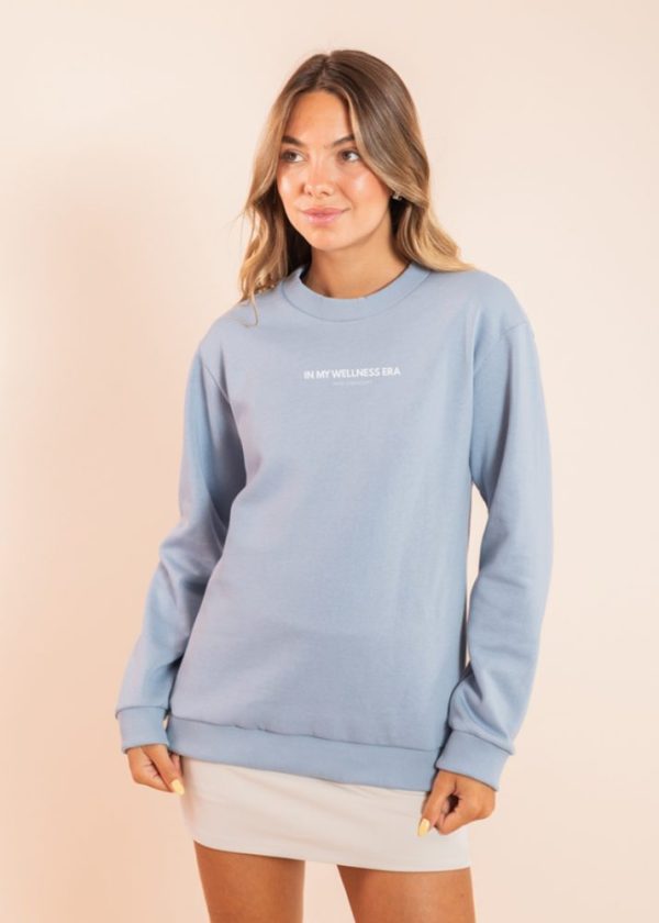 Blusão Moletom Wellness Era Azul Claro Pkd