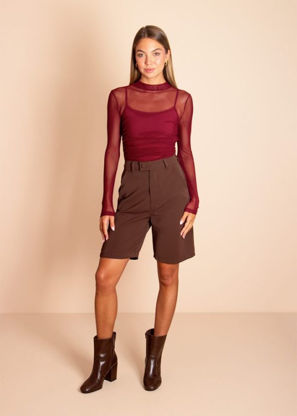 Bermuda Alfaiataria Café Ísis Pkd